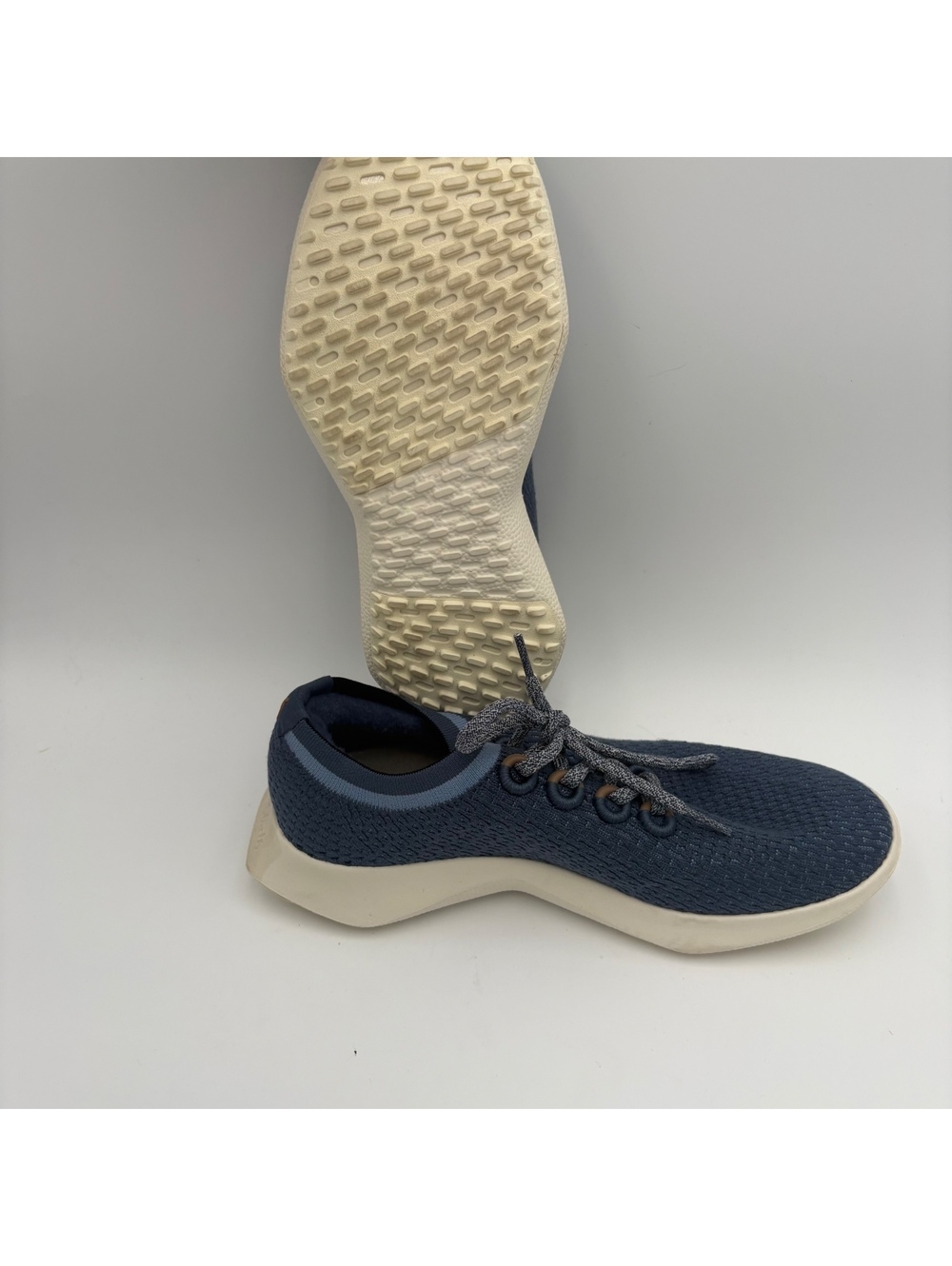 Allbirds $135 Womens Tree Dasher 2 8.5 Running Sneakers Navy Blue Outdoor Casual - Picture 3 of 9